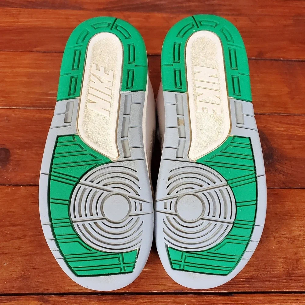 Nike Air Jordan 2 Retro Shoes Toddler 10.5C White Green Sneakers DQ8564-103